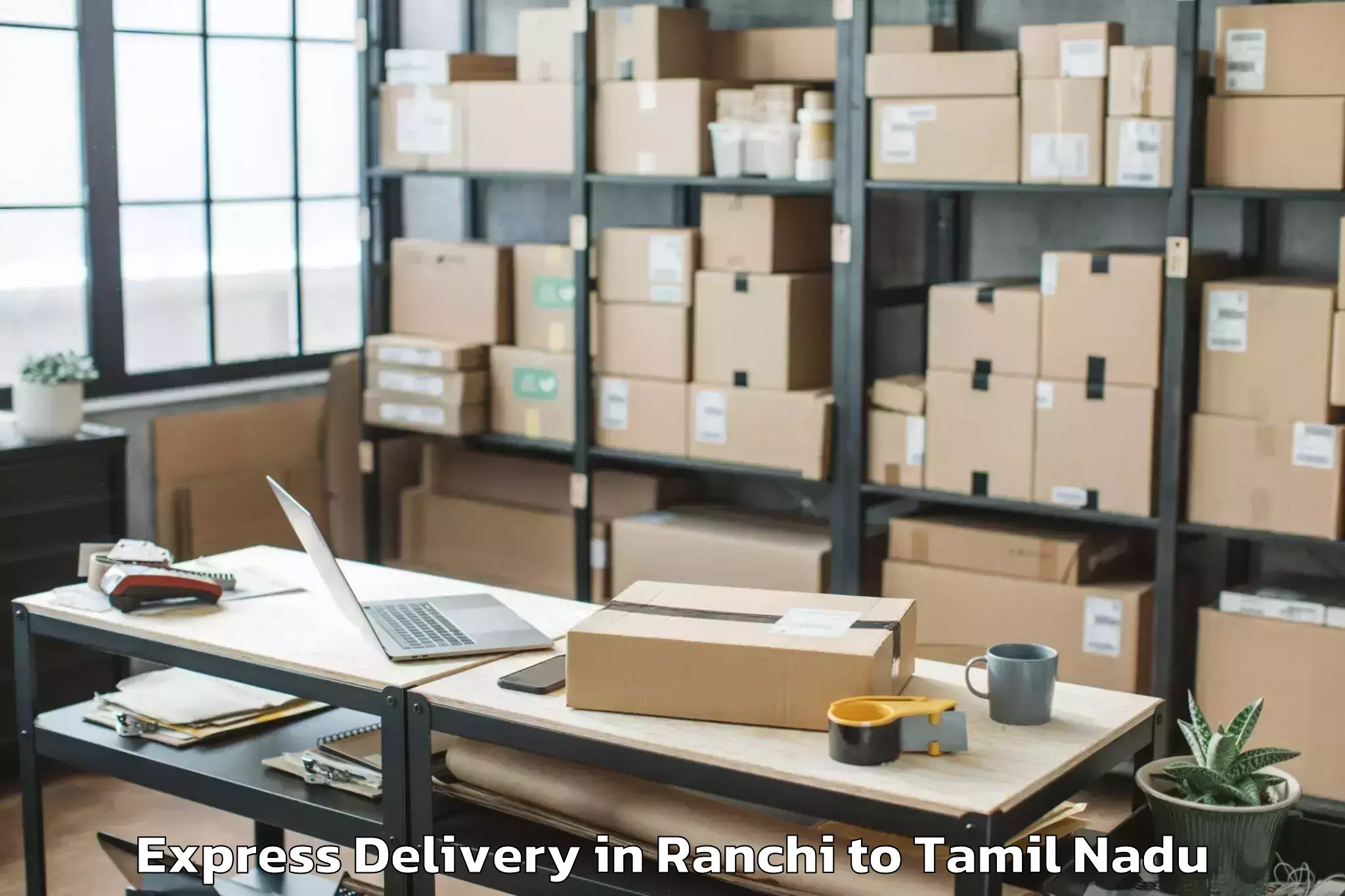 Quality Ranchi to Puliampatti Express Delivery